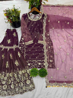 Twill Net With Heavy Embroidery Sequence Work in Germany
