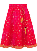 Girls Stylish Pink & orange Ready to Wear Lehenga & Blouse With Dupatta in Berlin
