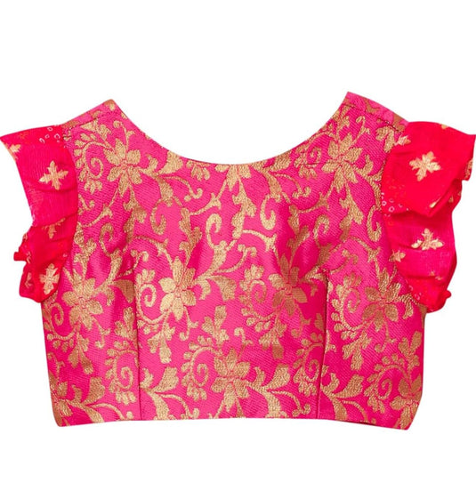 Girls Stylish Pink & orange Ready to Wear Lehenga & Blouse With Dupatta in Berlin