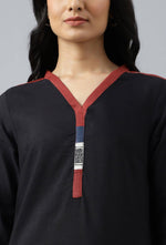 Black Straight Kurta in Berlin