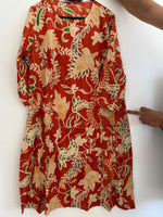 Women Floral Print Pure Cotton Straight Kurta in Berlin