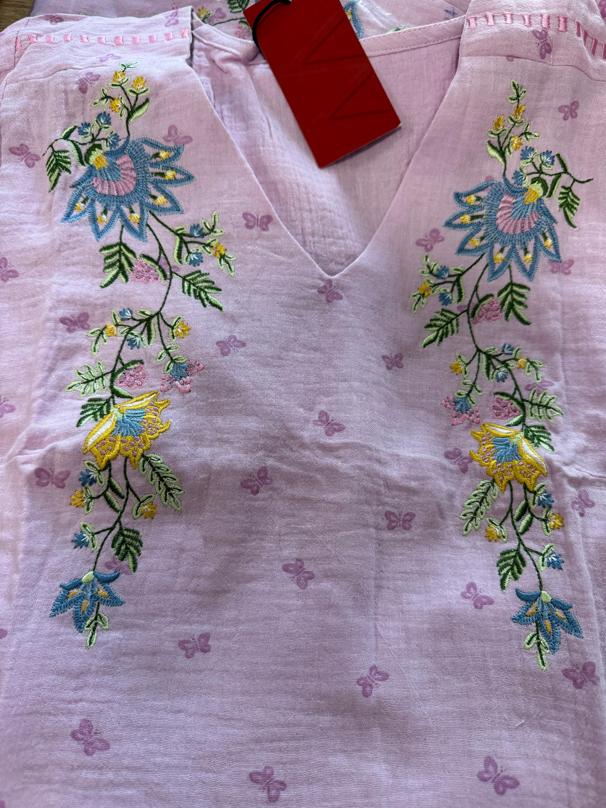 Embroidered Cotton kurta in Germany