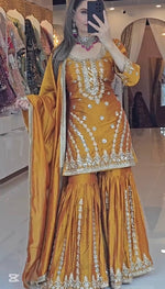 Pretty Heavy Faux Georgette Suit in Germany
