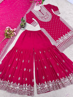 Heavy Faux Georgette With Heavy Embroidery Sequence Work Suit IN Munich