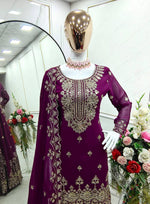 New Fox Georgette Top-Sarara and Dupatta Set Fully Stitched in Germany