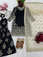 Heavy Faux Georgette With Embroidery Sequence Work Suits in Munich