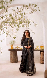 Heavy Faux Georgette With Embroidery Sequence Work With Full Sleeve suit in Berlin