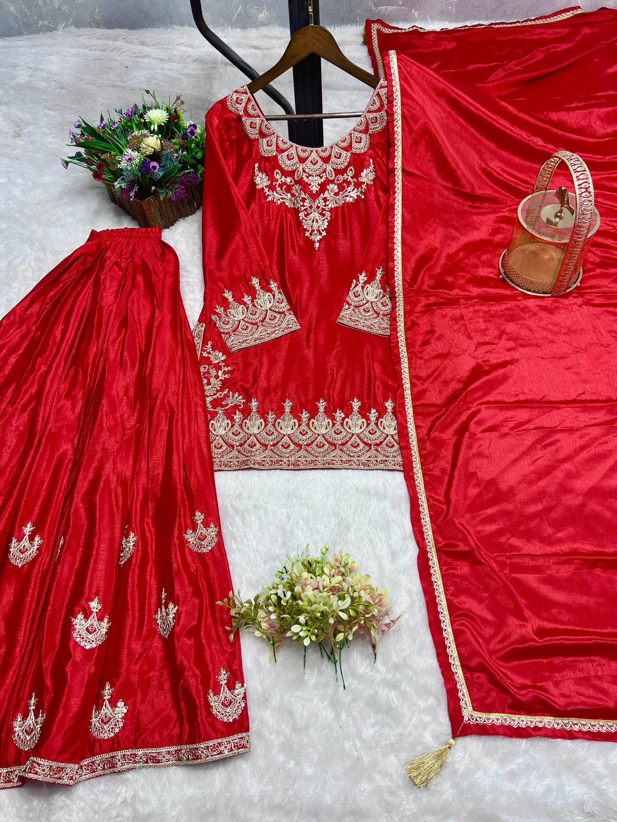 PURE CHINON SILK SUIT IN GERMANY