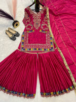 Beautiful Pink Suit Heavy Chinon work in Germany