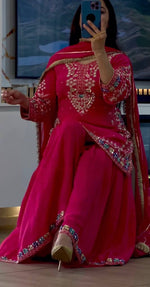 Beautiful Pink Suit Heavy Chinon work in Germany