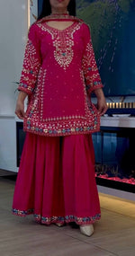 Beautiful Pink Suit Heavy Chinon work in Germany