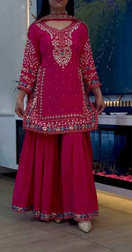Beautiful Pink Suit Heavy Chinon work in Germany