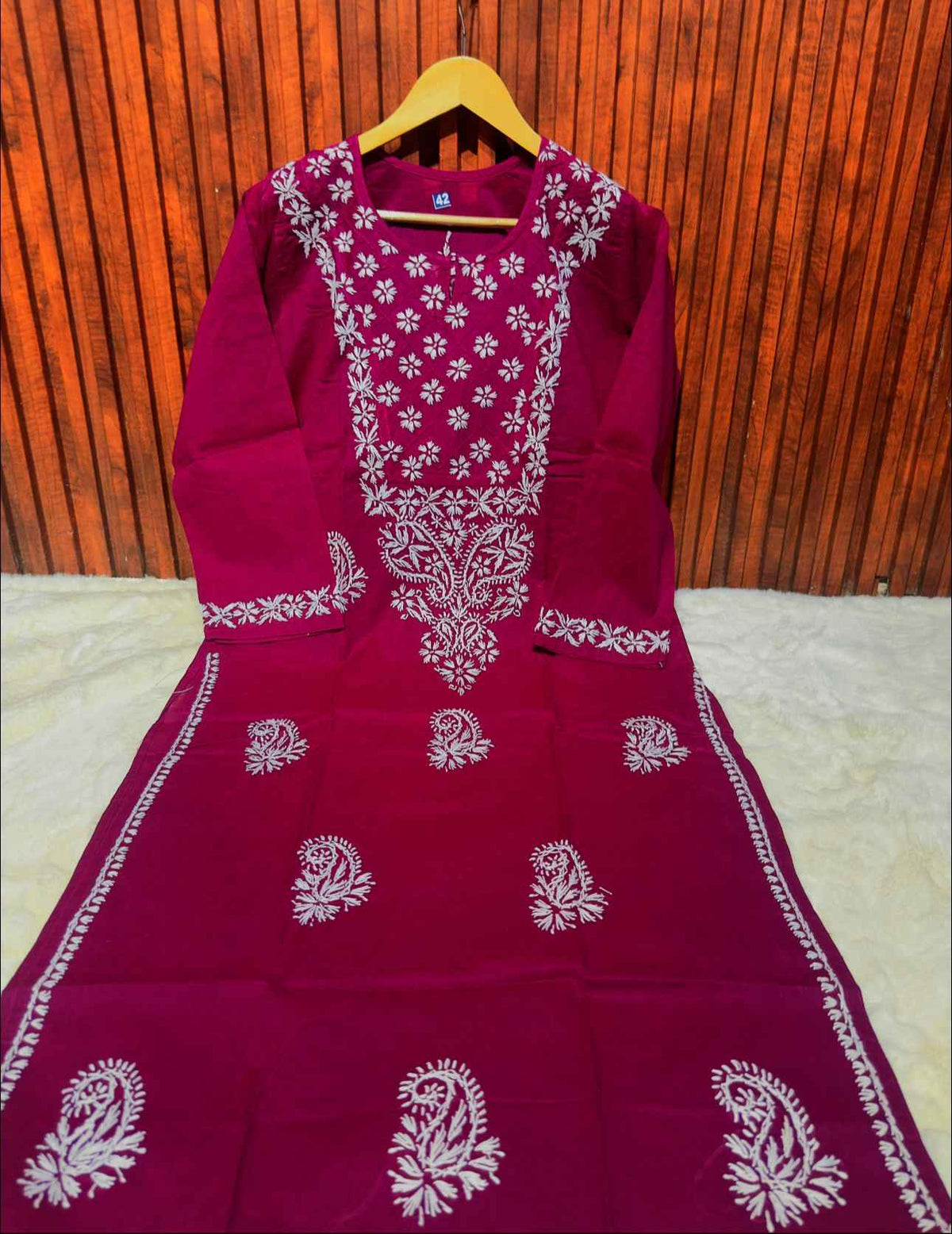 Pure Cotton Chikankari handwork Kurti in Germany