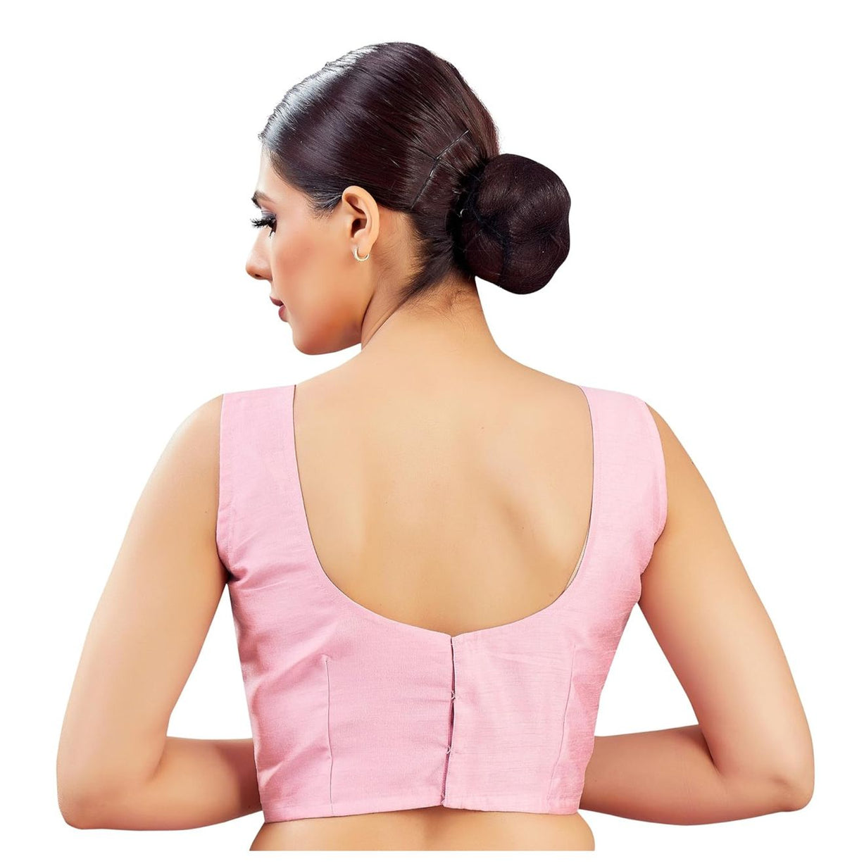 Women's Readymade Art Silk Sleeveless Saree Blouse in Germany