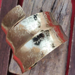 Anti Tarnish 3 layer Cuff Adjustable Size Bracelet for Women and Girls in Berlin