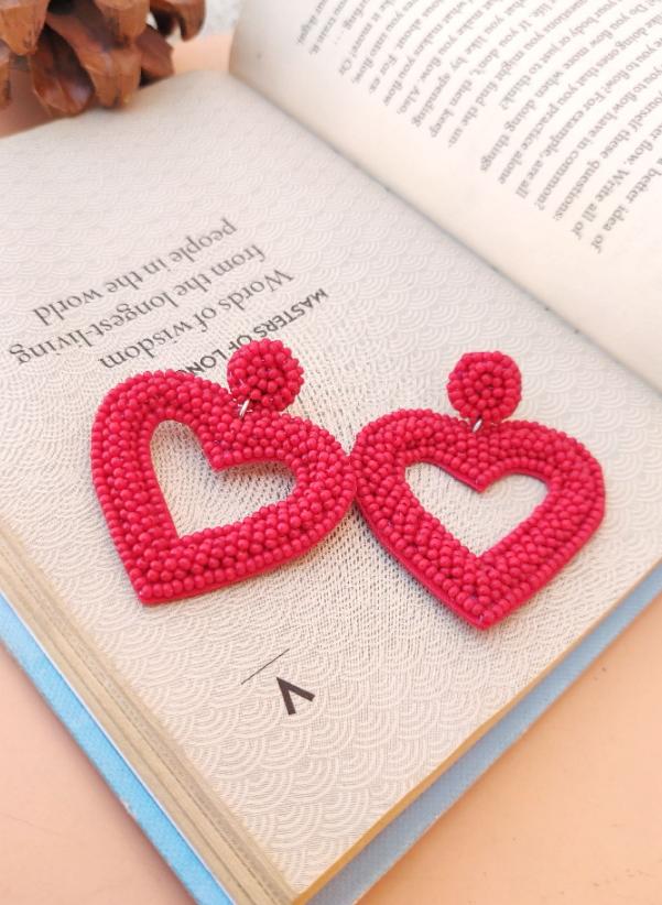 Handcrafts Embroidery Earrings in Munich