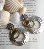 Dangle Earring Bold Metallic Silver Geometric Earrings for a Statement Look in Germany
