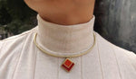 Handmade Beaten Brass Contemporary Stylish Choker Hasli Necklace in Germany