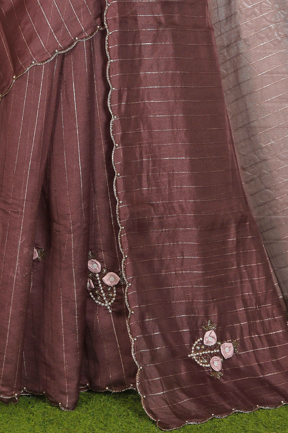 Embroidered Chiffon Saree in Berlin