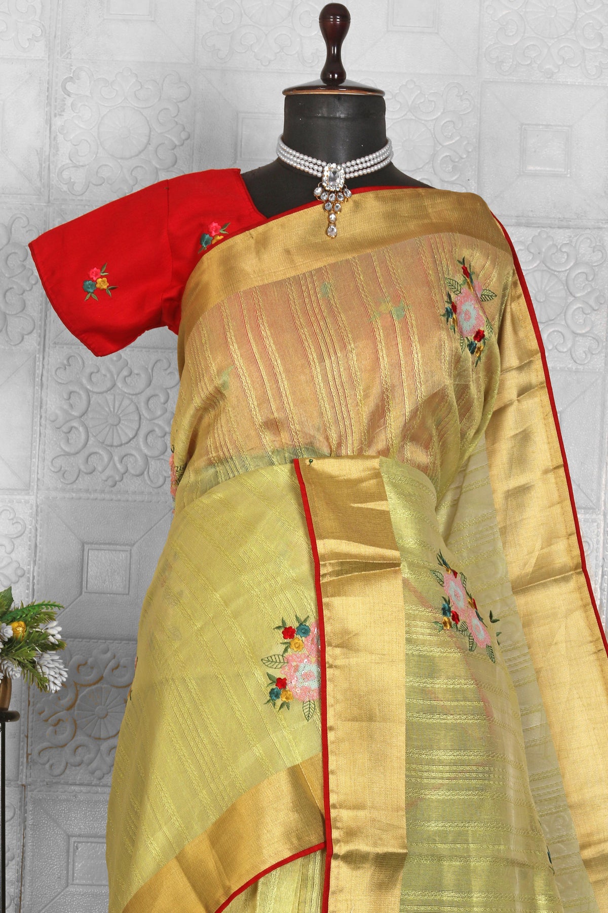 Beautiful Chanderi Silk Saree in Germany