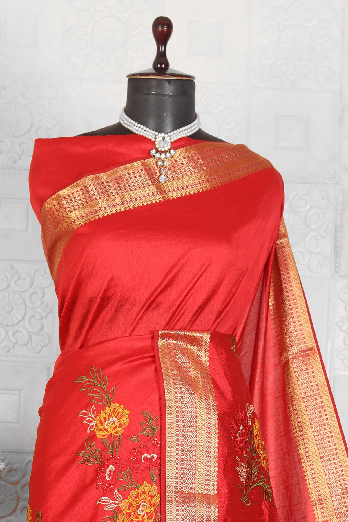 Chanderi Silk Saree  in Germany