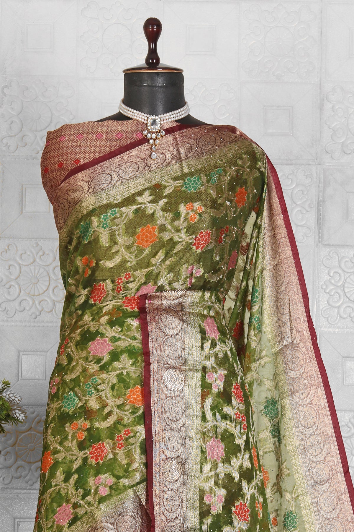 Chanderi Silk Saree in Germany
