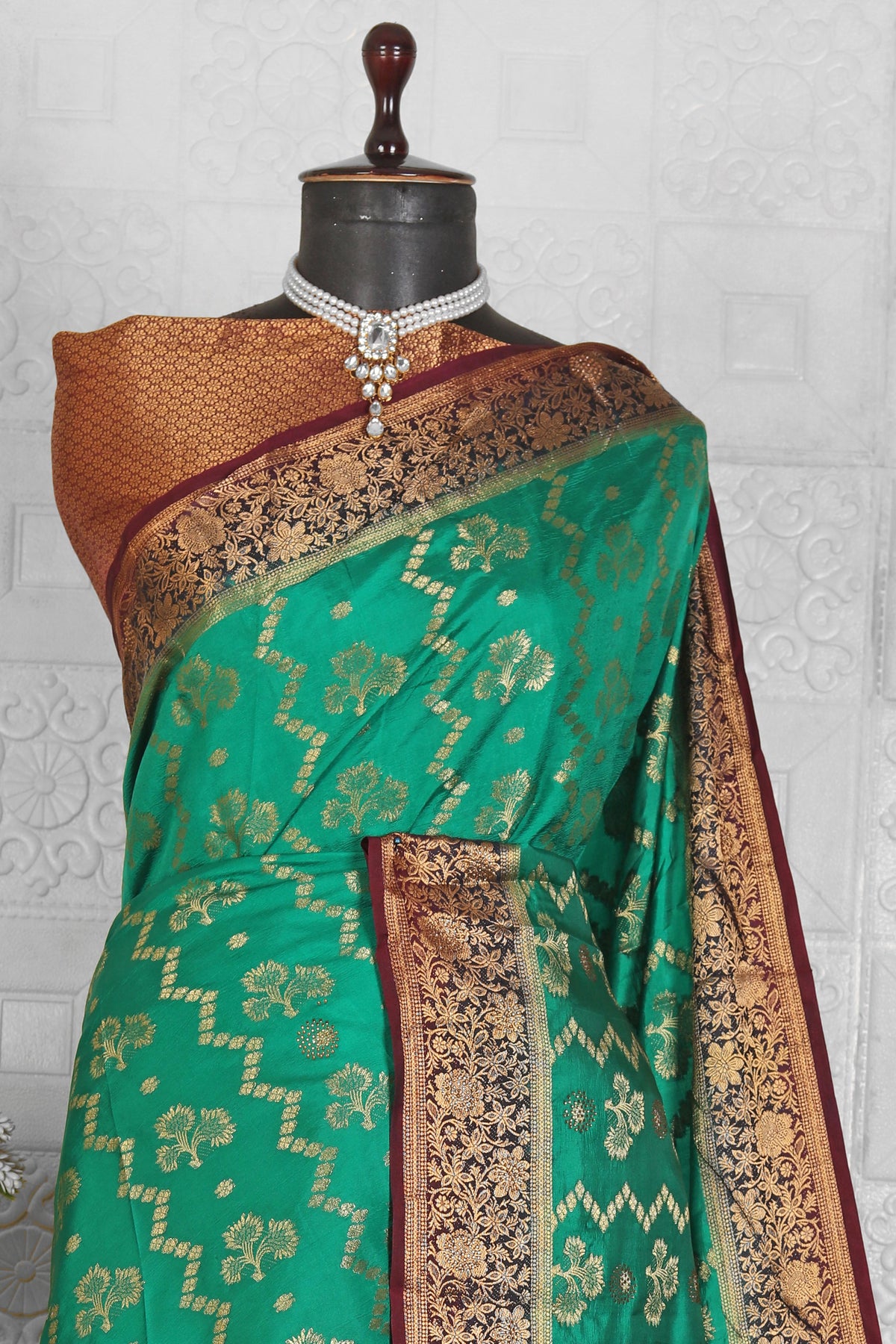 Chanderi Silk Saree in Germany