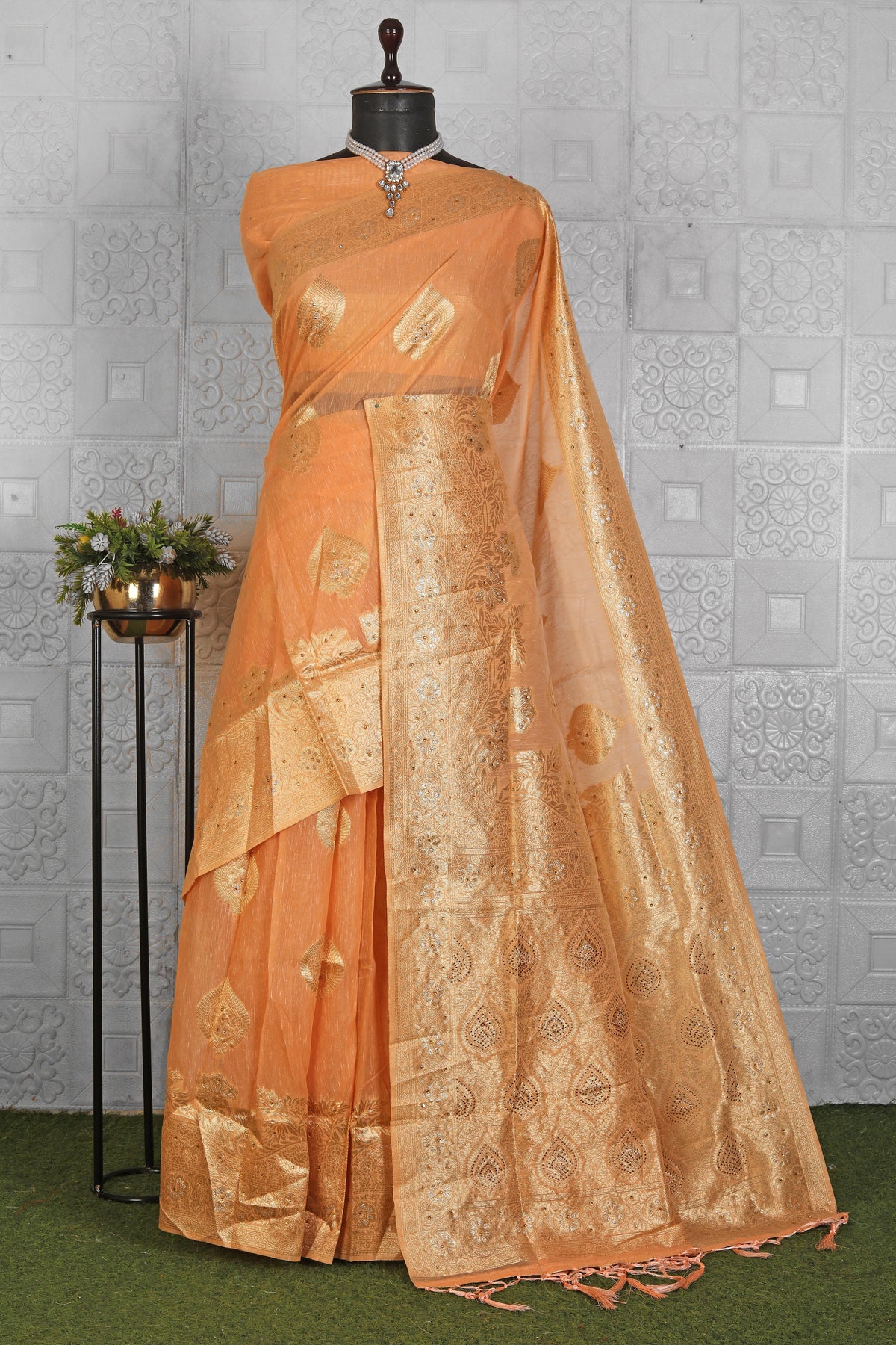 Beautiful Chanderi Silk Saree in Berlin
