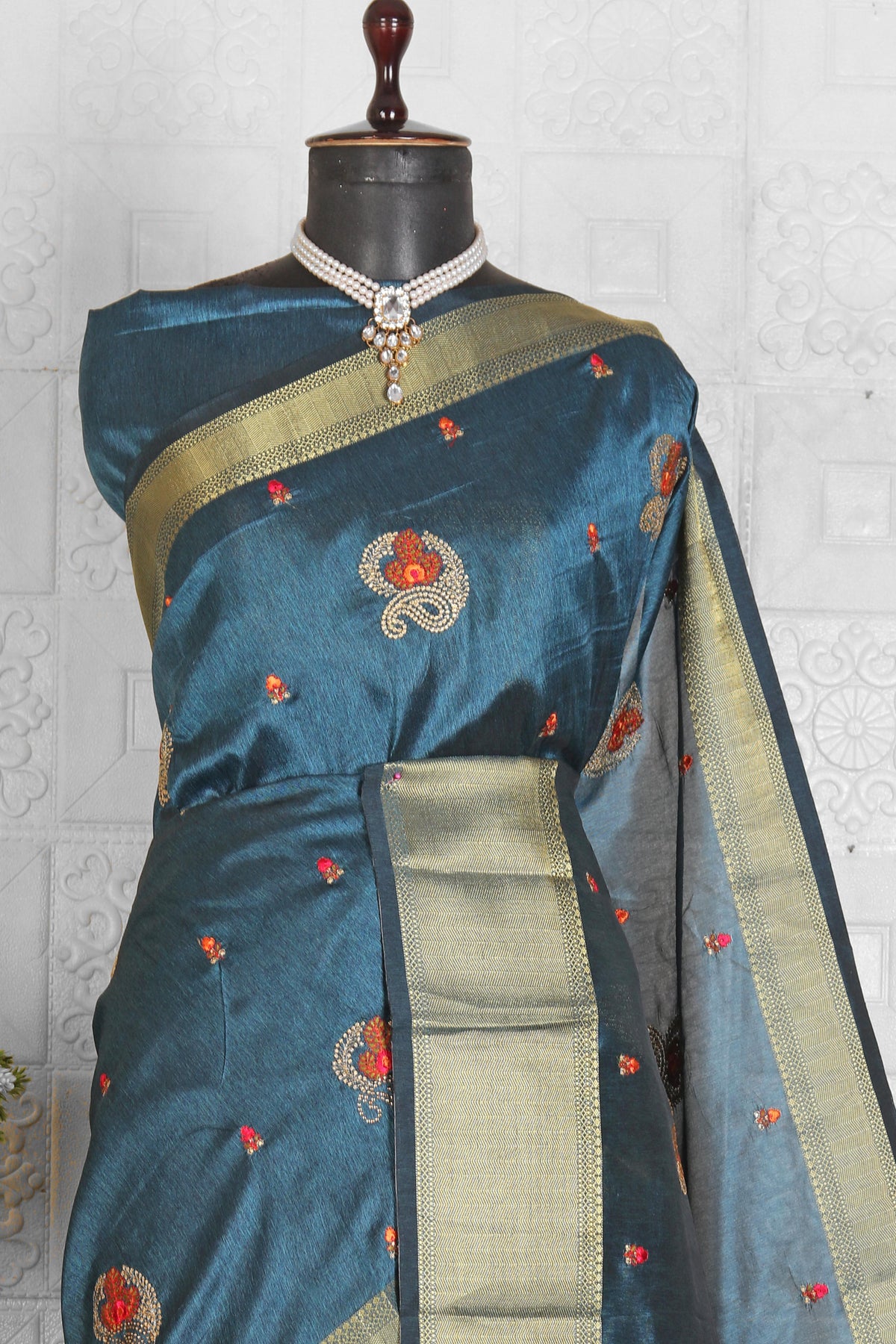 Chanderi Silk Saree in Germany