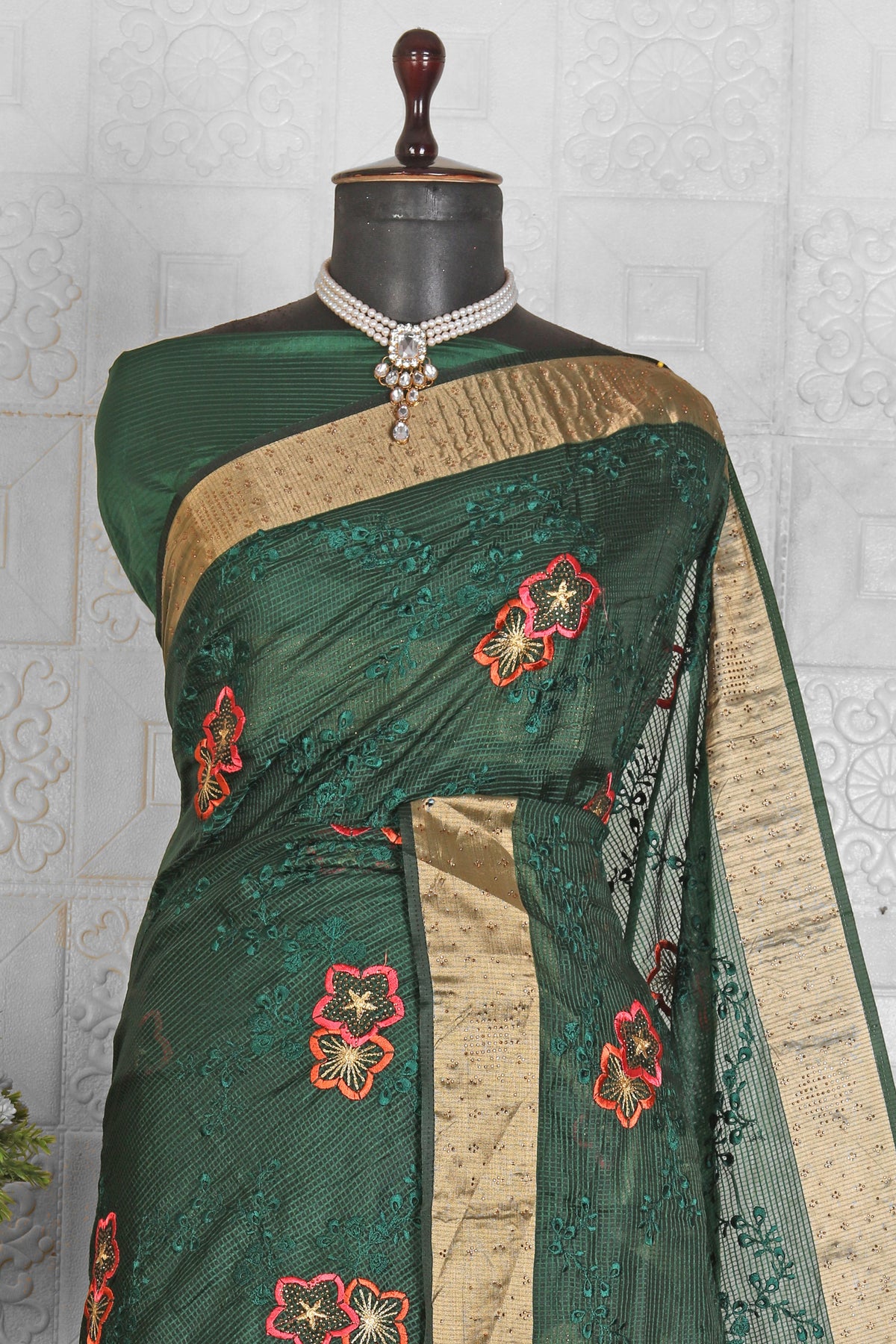 Chanderi Silk Saree in Germany