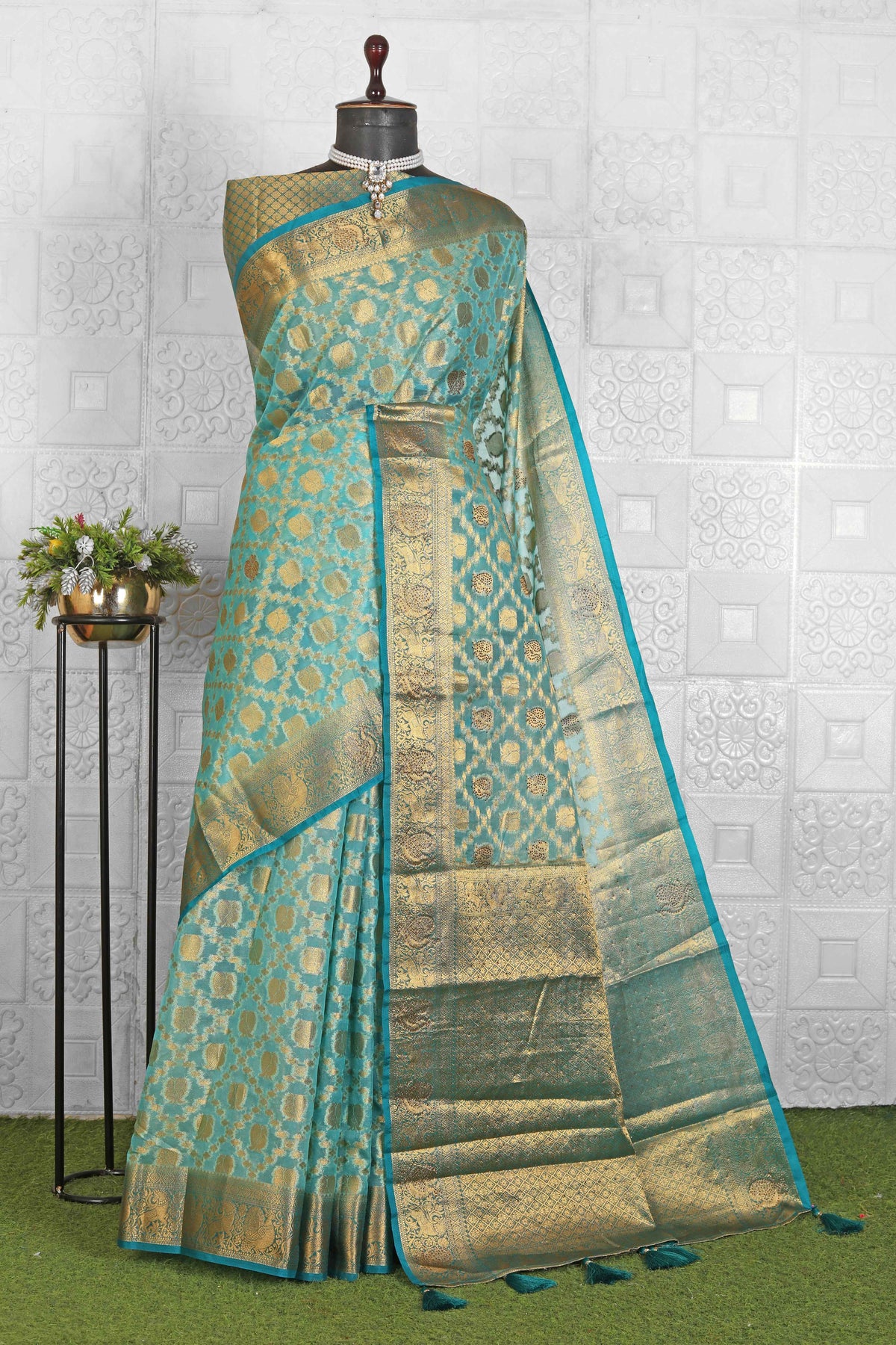 Chanderi Silk Saree in  Germany