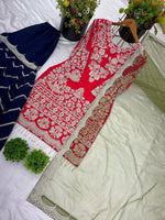 Party Wear Look Top-Plazzo and Dupatta in Germany