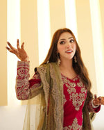 Party Wear Look Top-Plazzo and Dupatta in Germany