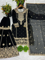 Beautiful Sequence Work Top-Bottom And Dupatta Set in Munich