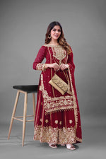 Heavy Embroidery Coding Dori-Sequence Work Top-Bottom And Dupatta Set in Germany