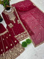 Heavy Embroidery Coding Dori-Sequence Work Top-Bottom And Dupatta Set in Germany