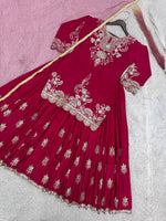 FANCY KURTI WITH BEAUTIFUL FLAIRED PLAZZO AND DUPATTA IN GERMANY