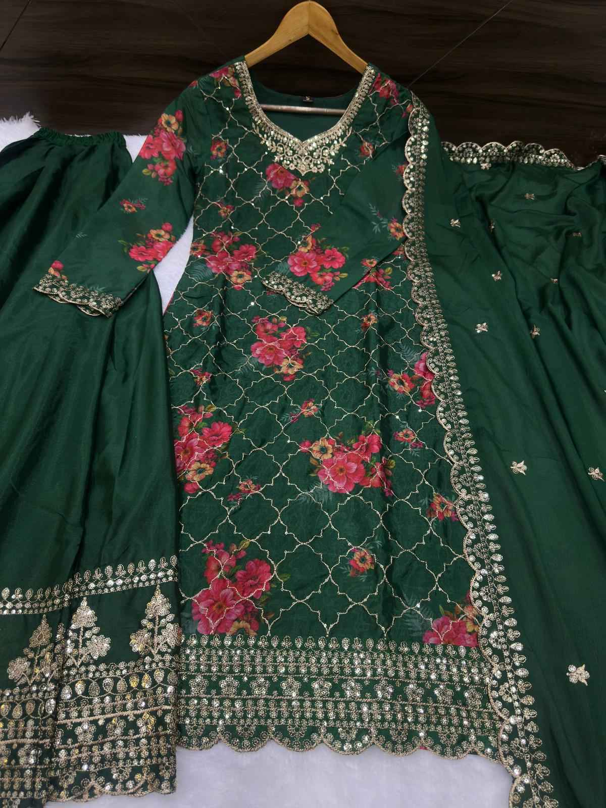 Tradition and modern elegance, these Sharara/Palazzo sets in Berlin