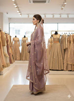 SEQUENCE EMBROIDERED TOP, SARARA AND DUPATTA IN MUNICH