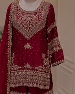 Elegant Embroidered Sequence Work Beautiful Designer Set in Germany