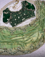 FENDY SARTIN SILK WITH BEAUTIFUL EMBROIDERY WORK SAREE IN GERMANY