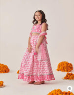 Girls Printed Ready To Wear Lehenga Blouse With Dupatta in Germany