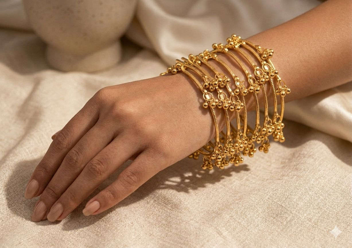 Golden Kashmiri bangles in Germany Namma Markt