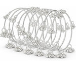Silver Ghugharoo Bangles in Munich