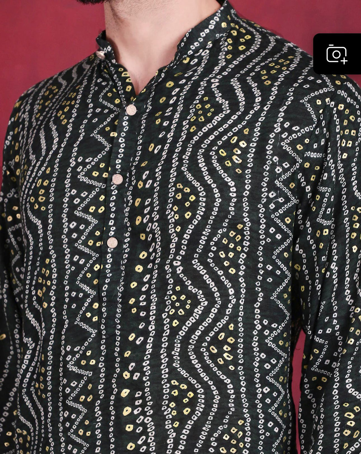 Men's ethnic printed kurta with Pajama in Berlin