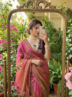 Pink Unique Fendy saree in Berlin