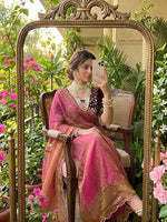 Pink Unique Fendy saree in Berlin