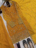 Embroidery Sequence Worked Top-Plazzo And Dupatta Set in Berlin