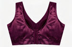 Purple Satin Silk Readymade Blouse Fancy Sleeveless trendig Shining for Women in Germany