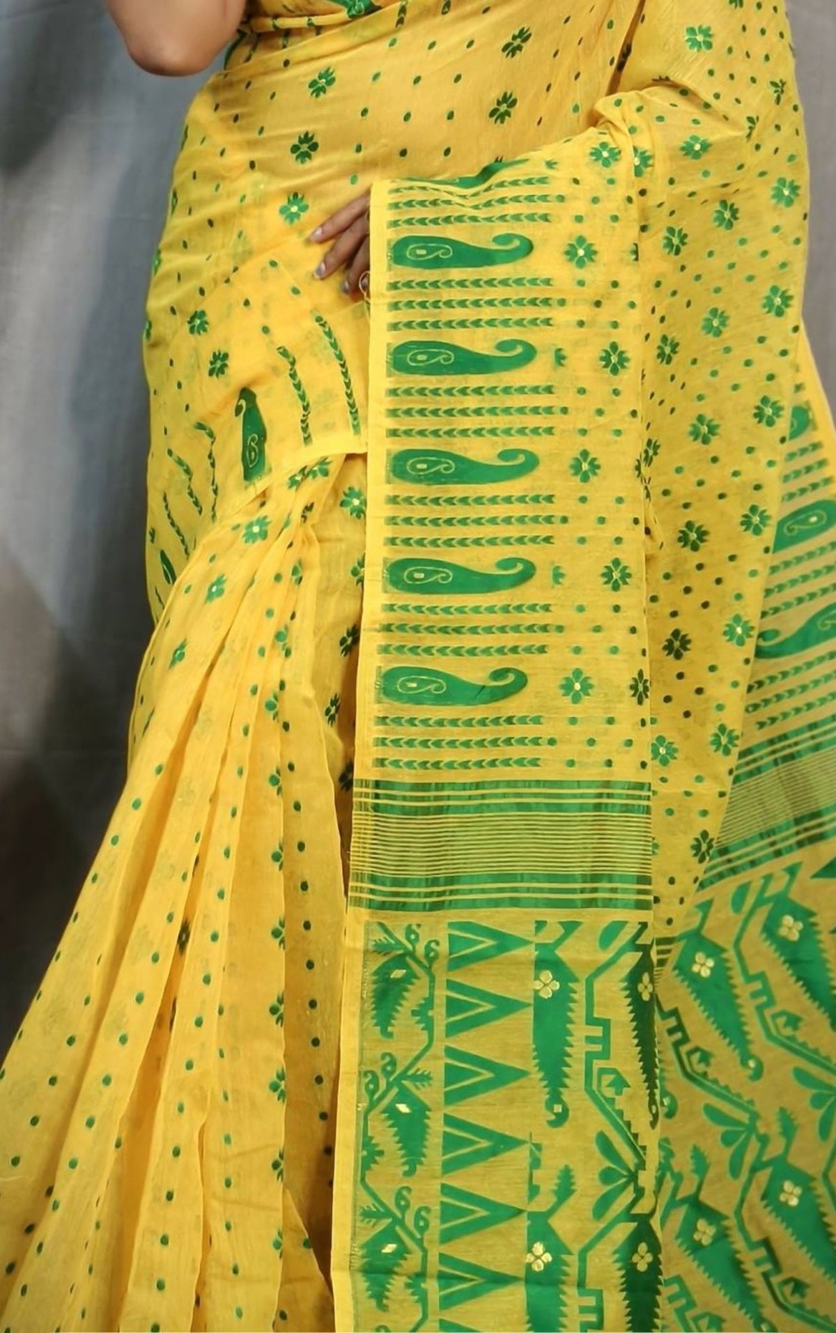 Woven Design Pure Cotton Jamdani Saree in Germany